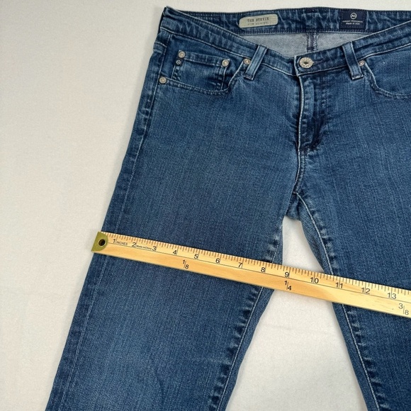 Adriano Goldschmied The Stevie Slim Straight Jean Womens Size 29 Low Rise Dark - Picture 13 of 15